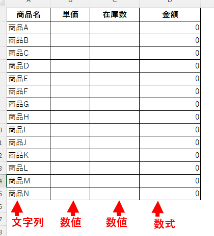 選択オプション、数値定数選択画像３